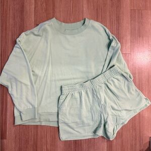 Colsie Mint Green Matching Lounge Set
